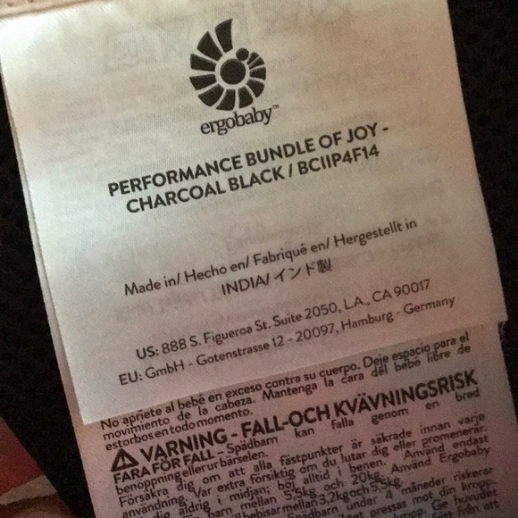 ergobaby performance bundle of joy